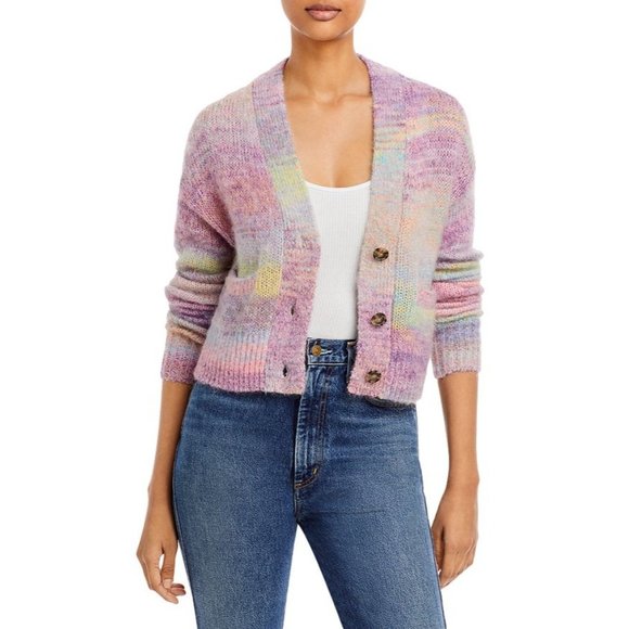 *$450 NWT RE/DONE 90s CROP OVERSIZED CARDIGAN SWEATER SMALL